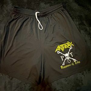 Augusta sports wear shorts Anthrax band